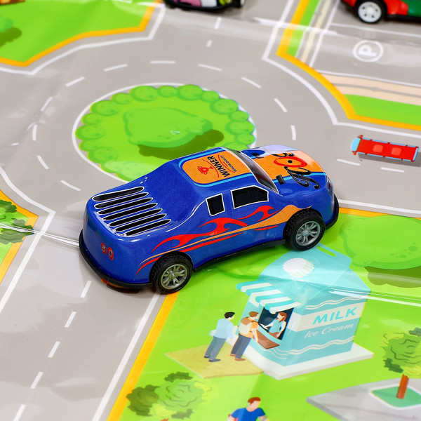 Изображение товара Набор игрушечных автомобилей Автоград Безумные гонки / 10621102 (50шт)