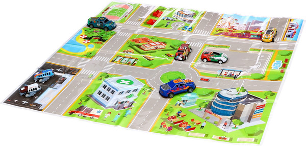 Изображение товара Набор игрушечных автомобилей Автоград Безумные гонки / 10621102 (50шт)