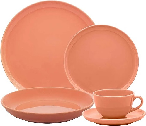 Изображение товара Суповая тарелка Oxford Flat Shape Apricot 136083 AO01-1A03