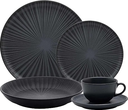 Изображение товара Суповая тарелка Oxford Flat Shape Onix 136394 AO01-1C05