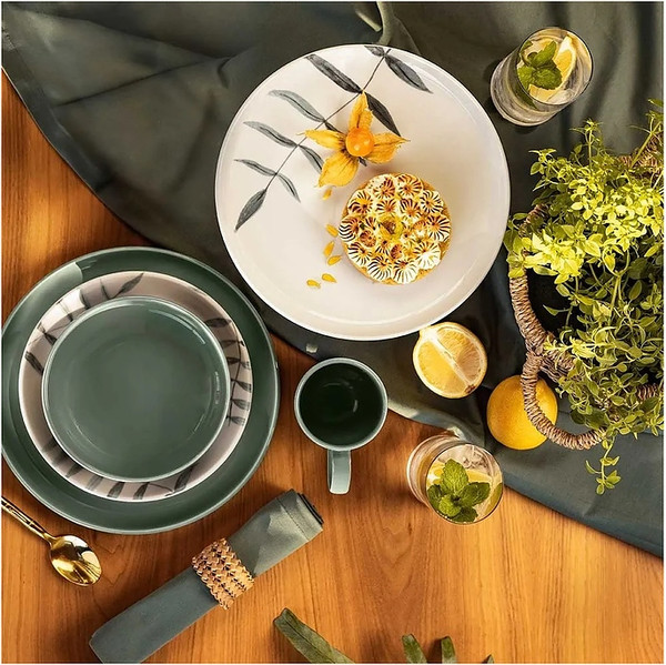 Изображение товара Суповая тарелка Oxford Flat Shape Samambaia 136235 AO01-1C01