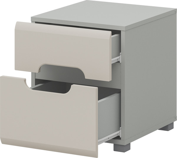 Изображение товара Прикроватная тумба Мебель-Неман Леонардо МН-026-06-С1 (кашемир/лунный камень)