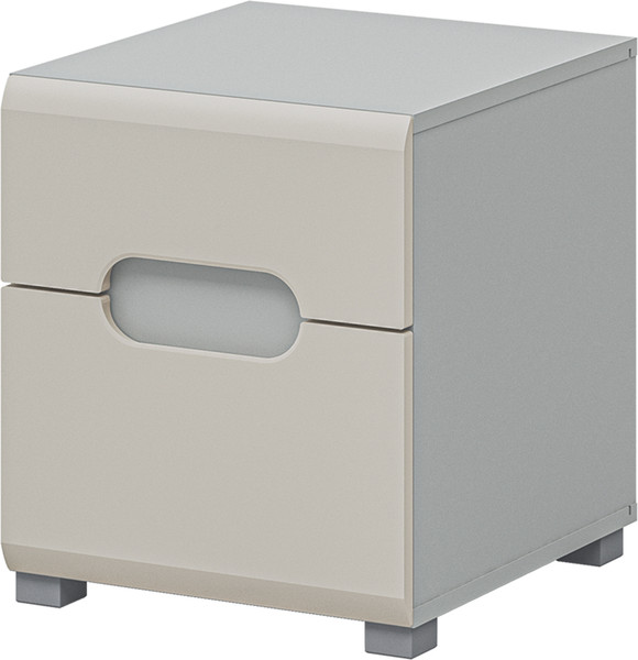 Изображение товара Прикроватная тумба Мебель-Неман Леонардо МН-026-06-С1 (кашемир/лунный камень)