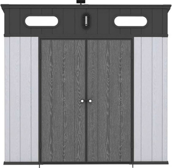 Изображение товара Сарай из пластика Springhouse Smart Villa Pent 873 (черный/светло-серый)