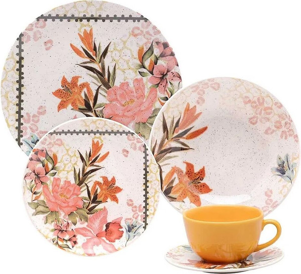 Изображение товара Тарелка столовая глубокая Oxford Unni Shape Buque Tropical 126319 AY01-5820