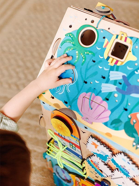 Изображение товара Бизиборд Bizitoys Пират / 6040.09 (синий)