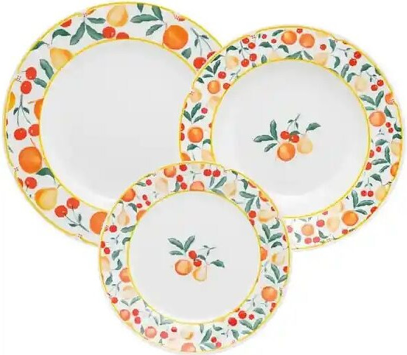 Изображение товара Тарелка столовая глубокая Oxford Flamingo Fruits 90520 SB02-9410