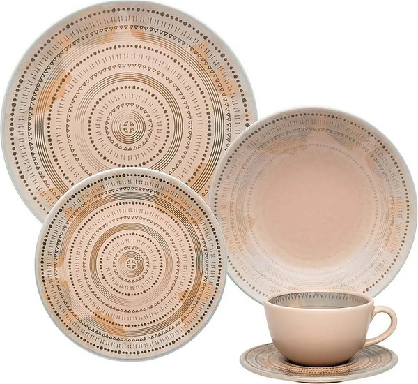 Изображение товара Тарелка закусочная (десертная) Oxford Unni Acetinado Ancestral 103767 AY03-5624