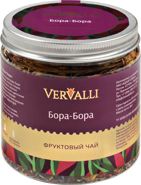 Изображение товара Чайный напиток Vervalli Бора Бора Фруктовый (80г)