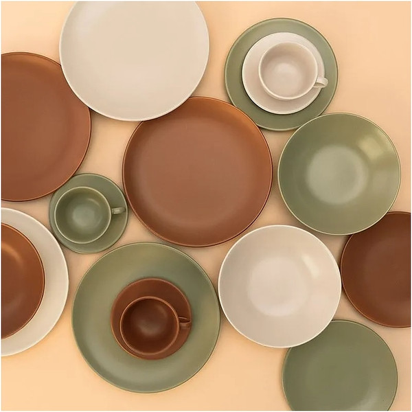 Изображение товара Тарелка закусочная (десертная) Oxford Unni Acetinado Oliva 102602 AY03-5508