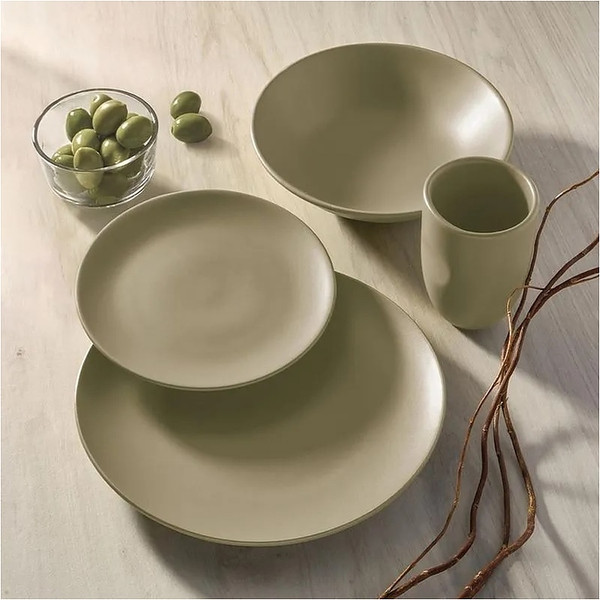 Изображение товара Тарелка закусочная (десертная) Oxford Unni Acetinado Oliva 102602 AY03-5508