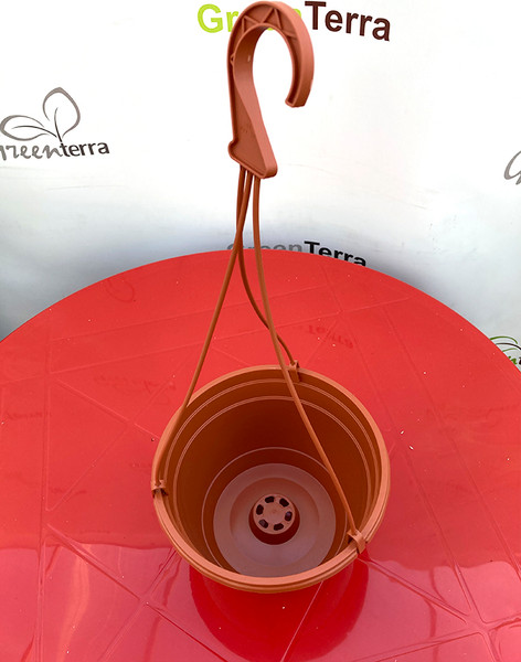Изображение товара Набор вазонов GreenTerra С подвесом 25/16см 4.7л (5шт, терракотовый)