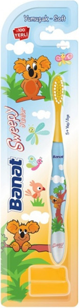 Изображение товара Зубная щетка Banat Sweepy Junior для детей 5+ мягкая