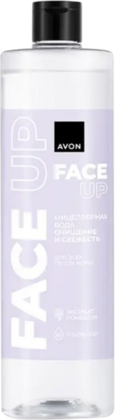 Изображение товара Мицеллярная вода Avon Face Up Очищение и свежесть (500мл)