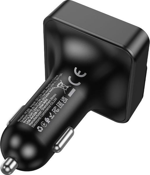 Изображение товара FM-модулятор Borofone BC60 + автомобильное ЗУ (черный)