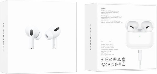 Изображение товара Беспроводные наушники Borofone BW90 TWS (белый)