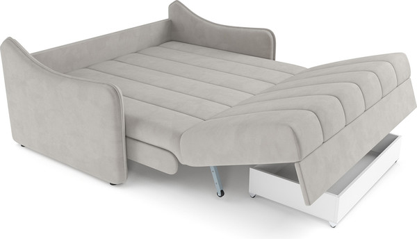 Изображение товара Диван Mebel-Ars аккордеон Давос ППУ 155x200 см / M2-110-45 (Cabrio 02 бежевый)