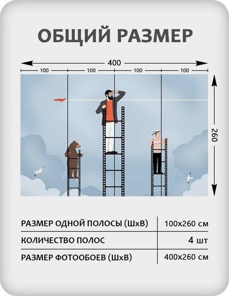 Изображение товара Фотообои листовые Citydecor Sky 17 (400x260см)