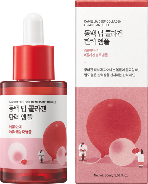 Изображение товара Сыворотка для лица Round Lab Camellia Deep Collagen Firming Ampoule (30мл)