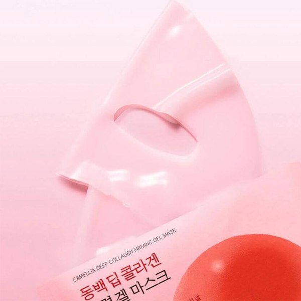 Изображение товара Маска для лица гидрогелевая Round Lab Camellia Deep Collagen Firming Gel Mask (34г)