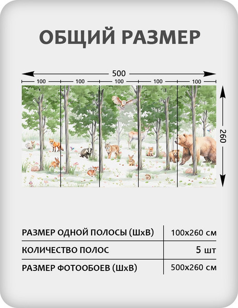 Изображение товара Фотообои листовые Citydecor Детская 471 (500x260см)