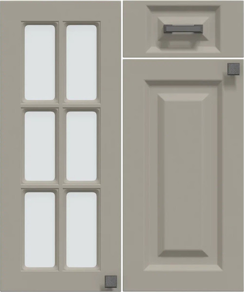 Изображение товара Кухонный гарнитур Интерлиния Мила Деко 1.9А (черный/дуб вотан/белый гранит)