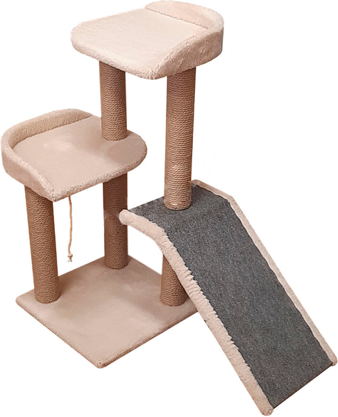 Изображение товара Комплекс для кошек Cat House Ландыш 0.89 (джут бежевый)