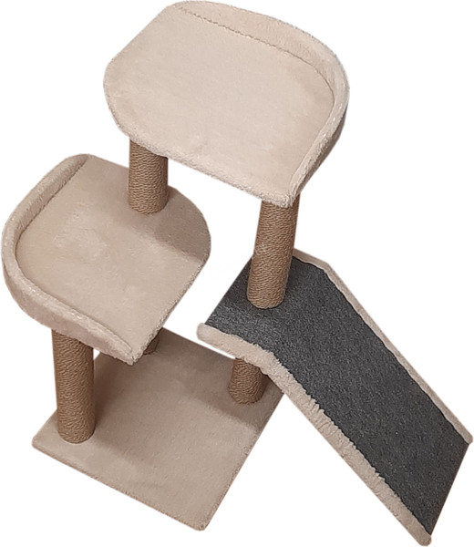 Изображение товара Комплекс для кошек Cat House Ландыш 0.89 (джут бежевый)