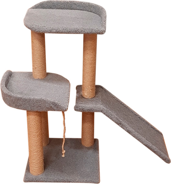 Изображение товара Комплекс для кошек Cat House Ландыш 0.89 (джут серый)