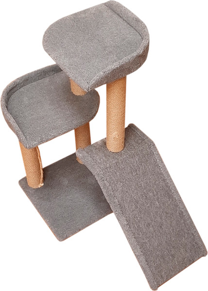 Изображение товара Комплекс для кошек Cat House Ландыш 0.89 (джут серый)