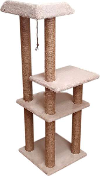 Изображение товара Комплекс для кошек Cat House Чудо 1.30 (джут бежевый)