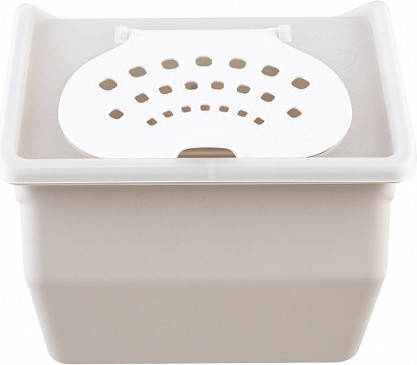 Изображение товара Контейнер Полимербыт Для овощей / 4382119 (бежевый)