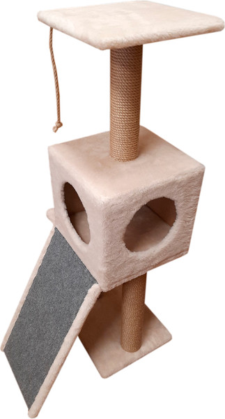 Изображение товара Комплекс для кошек Cat House Альфа 1.10 (джут бежевый)