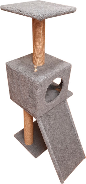 Изображение товара Комплекс для кошек Cat House Альфа 1.10 (джут серый)