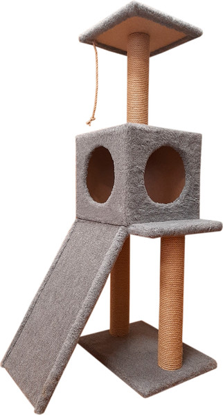 Изображение товара Комплекс для кошек Cat House Альфа 1.10 (джут серый)
