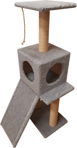 Изображение товара Комплекс для кошек Cat House Альфа 1.10 (джут серый)