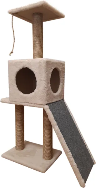 Изображение товара Комплекс для кошек Cat House Бета 1.10 (джут бежевый)