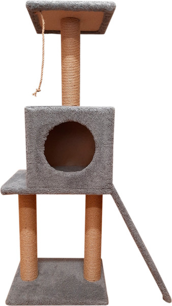 Изображение товара Комплекс для кошек Cat House Бета 1.10 (джут серый)