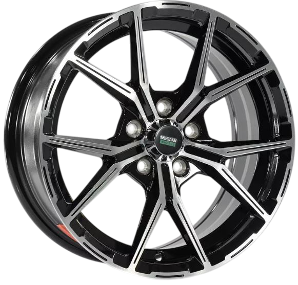 Изображение товара Литой диск Megami MGM-22 15x6.5" 4x100мм DIA 60.1мм ET 36мм BKF