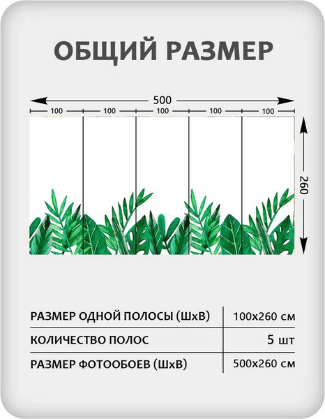 Изображение товара Фотообои листовые Citydecor Цветы и Растения 238 (500x260см)