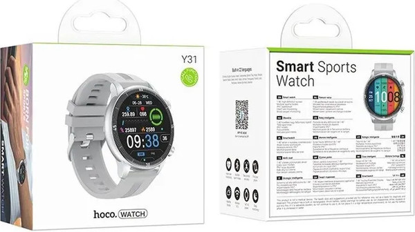 Изображение товара Умные часы Hoco Y31 Call Version (серебристый)