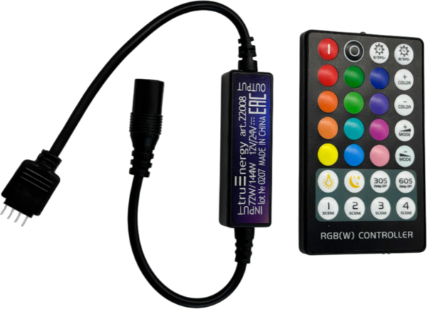 Изображение товара Контроллер для светодиодной ленты Truenergy Control 22008