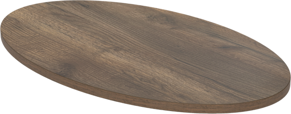 Изображение товара Столешница для стола Millwood овальная 1800х1000х36 / 51778_t_5 (дуб табачный Craft)