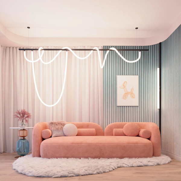 Изображение товара Трековый светильник Arlight MAG-ORIENT-TUBE-ELASTIC-R25-L2500-35W Day4000 BK / 044330