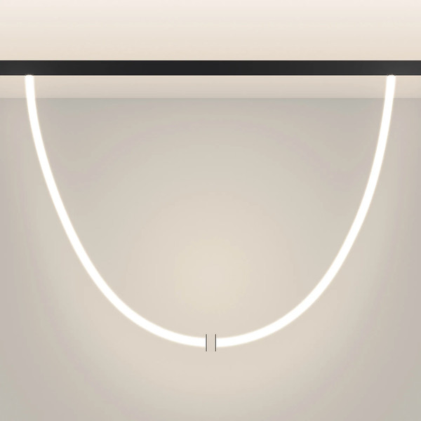 Изображение товара Трековый светильник Arlight MAG-ORIENT-TUBE-ELASTIC-R25-L5000-70W Warm3000 BK / 044341