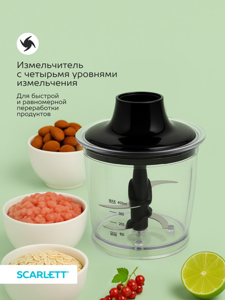 Изображение товара Блендер погружной Scarlett SC-HB42F87 (сталь)