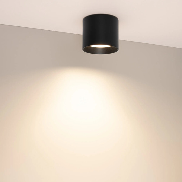 Изображение товара Точечный светильник Arlight SP-BISCOTTO-R90-8W Warm3300-MIX BK 80deg / 054911