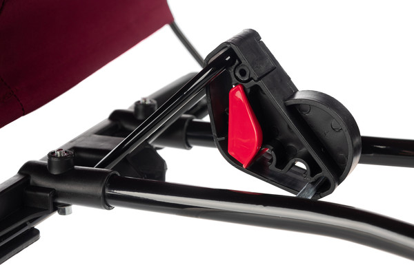 Изображение товара Детский шезлонг NINO Aria балансирующий (бордовый)