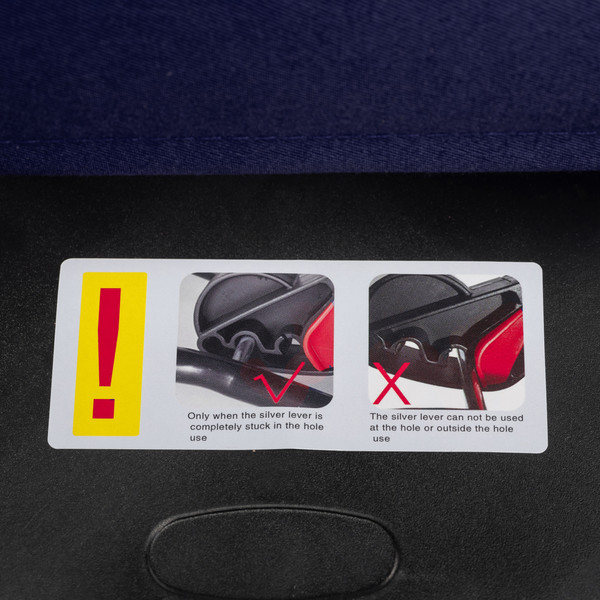 Изображение товара Детский шезлонг NINO Aria балансирующий (синий)