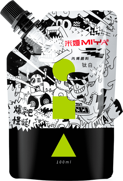 Изображение товара Акриловая краска Himi YC.100DB.052X (100мл, салатовый)